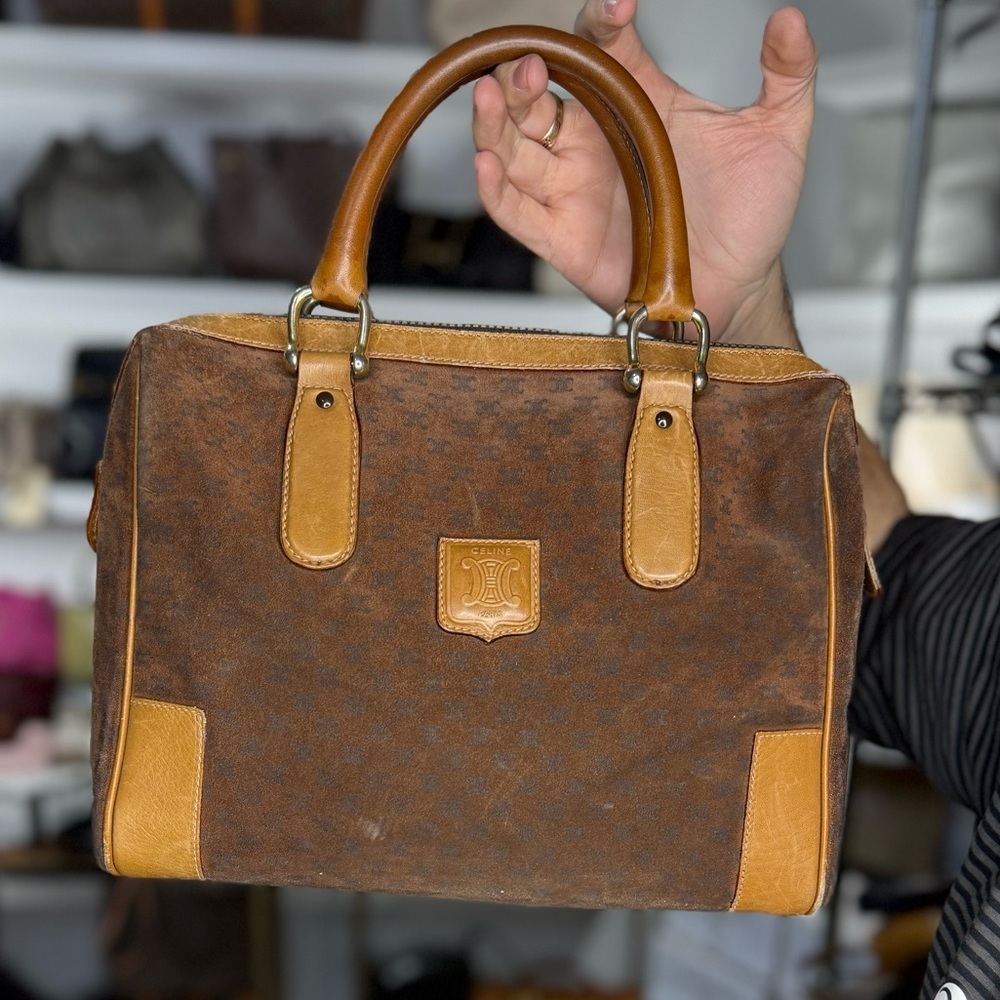 CELINE RARE BOSTON BAG - Picture 1 of 1